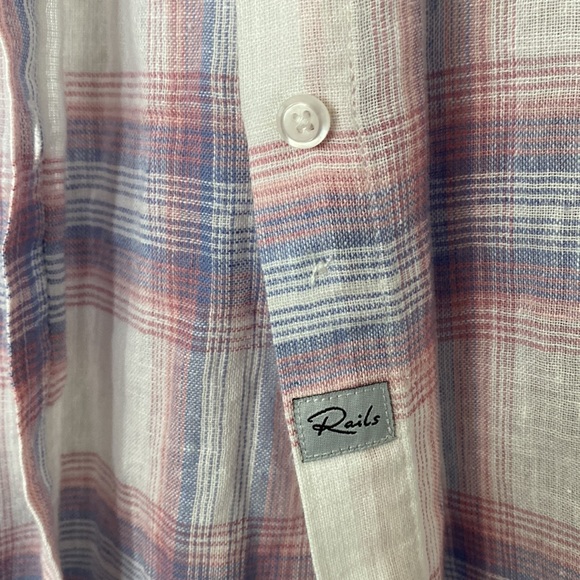 Rails linen button down size M - Picture 2 of 4